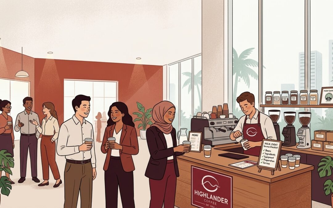 Halal Across the Cup: How to Plan Coffee for a Corporate Event in Singapore